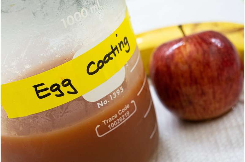 Egg-based coating preserves fresh produce