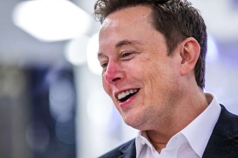 Elon Musk, fondateur de SpaceX, le 10 octobre 2019 au siège de sa société à Hawthorne (Californie)