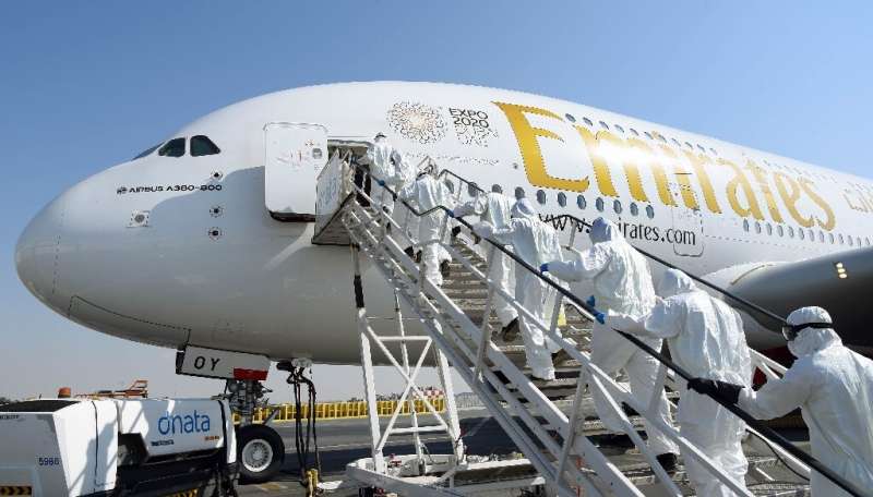 Emirates Airlines has suspended flights to more than 100 cities to stem the spread of coronavirus