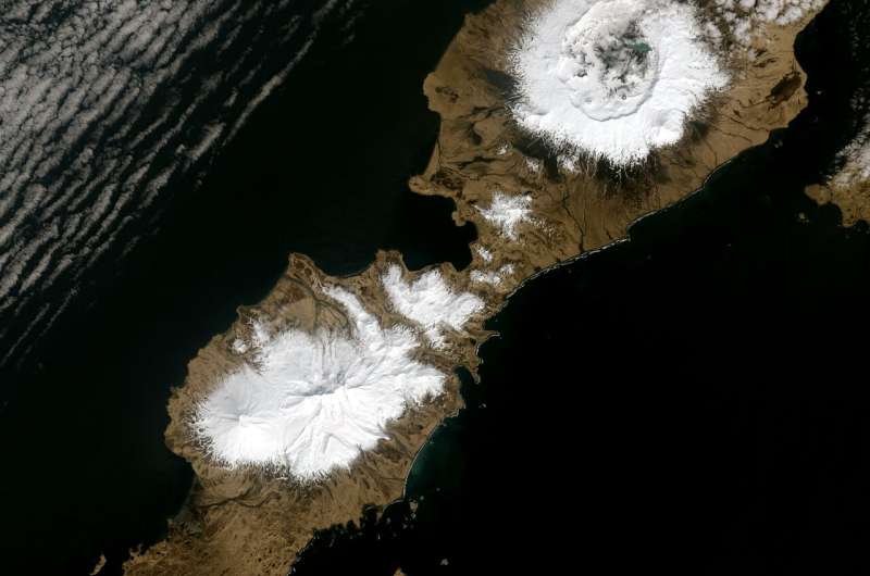 Eruption of Alaska's Okmok volcano linked to period of extreme cold in ancient Rome