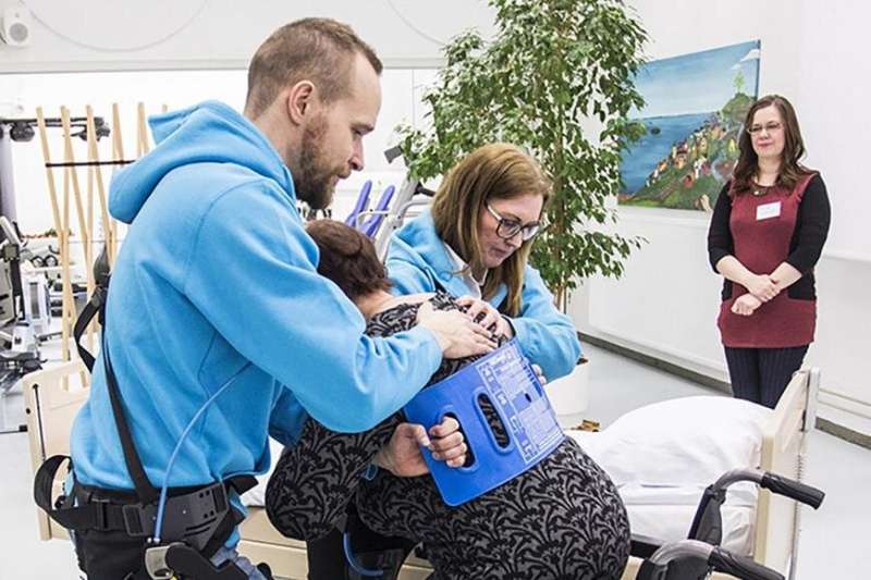 Exoskeletons can also reduce strain in health care