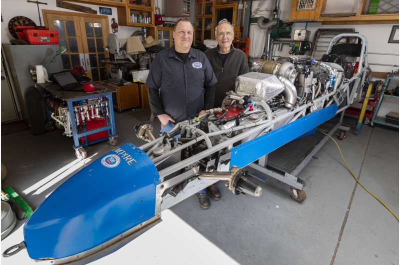 Father, son bond over engineering a record-smashing roadster