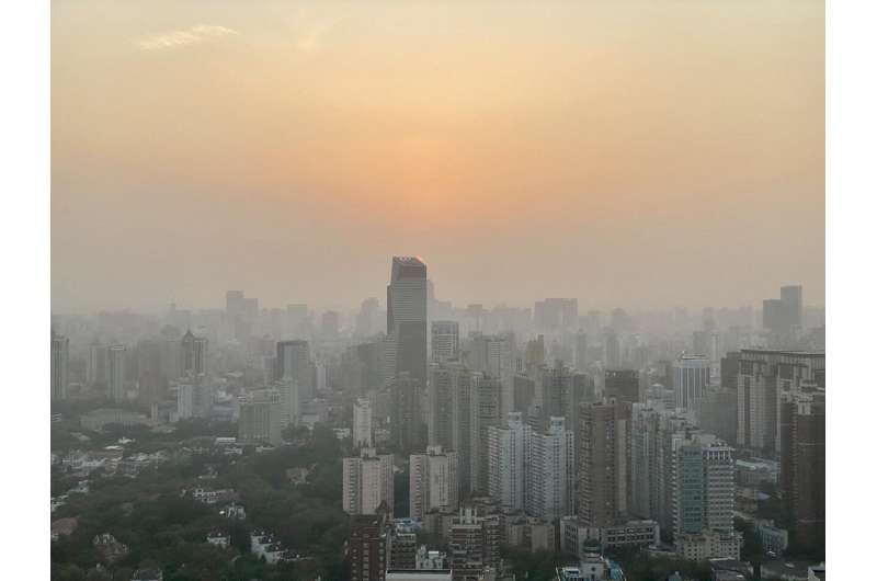 February lockdown in China caused a drop in some types of air pollution, but not others