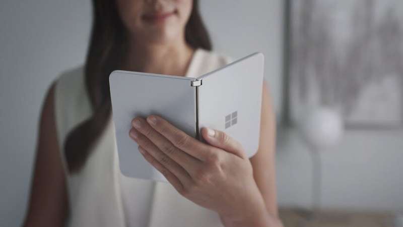 First peek at Microsoft's Surface Duo smartphone