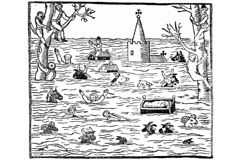 Flood data from 500 years: Rivers and climate change in Europe