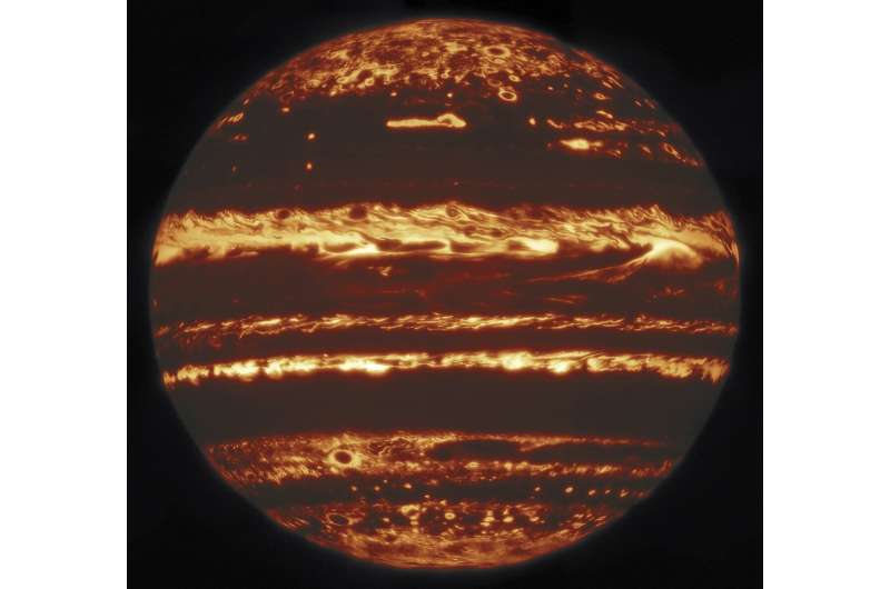 Gemini gets lucky and takes a deep dive into Jupiter's clouds