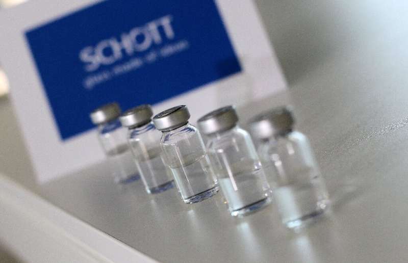 German glass company Schott makes the glass vials to carry the vaccine