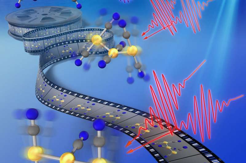 Gold bond formation tracked in real time using new molecular spectroscopy technique