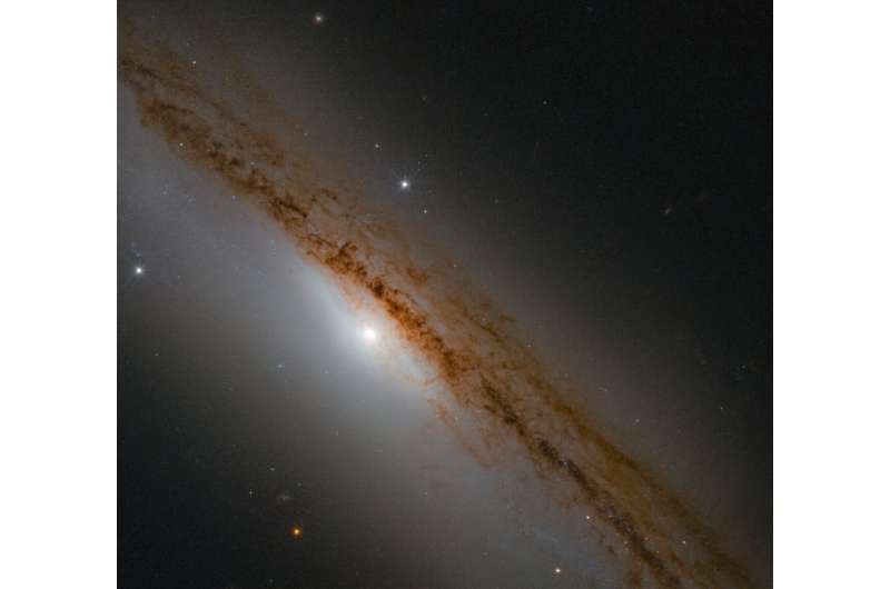 Hubble Investigates Hungry Galaxy