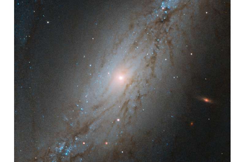 Hubble sees sculpted galaxy