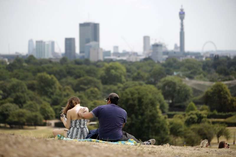 In 2018 the UK summer temperature was a joint record high