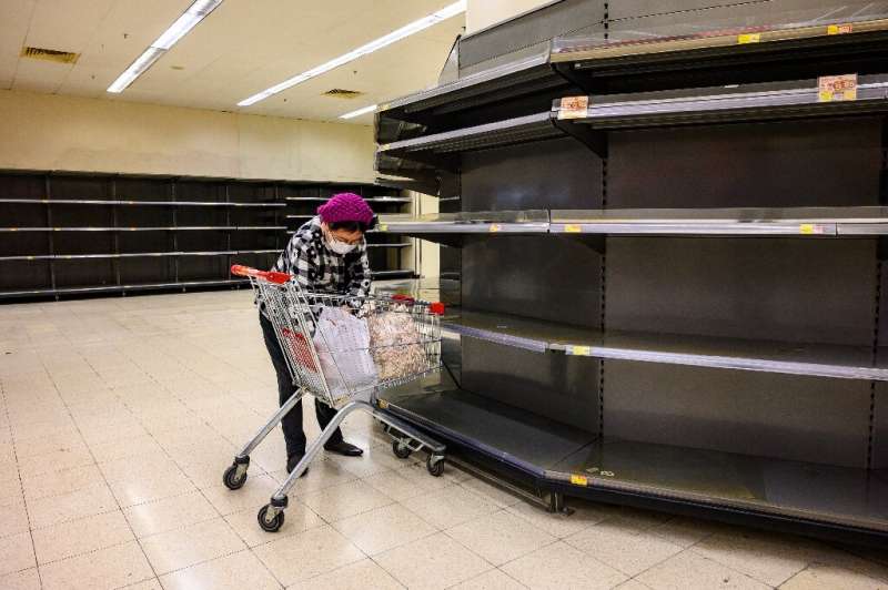 In the last week, Hong Kong has been hit by a wave of panic-buying with supermarket shelves frequently emptied of staple goods s