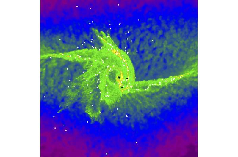 Large simulation finds new origin of supermassive black holes