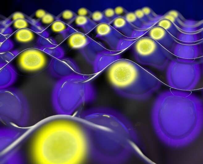 Laser takes pictures of electrons in crystals