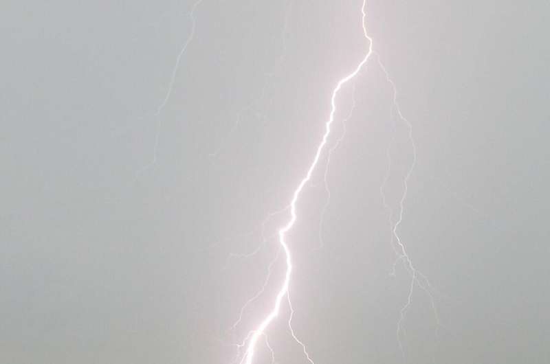 Lightning strikes more than 100 million times per year in the tropics