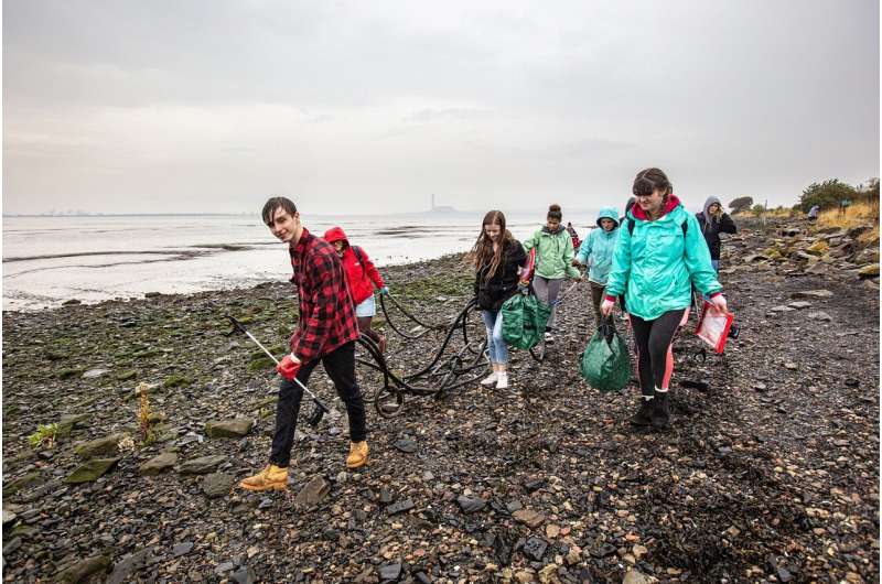 Litter problem at England's protected coasts