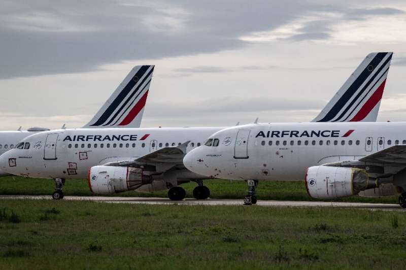 Many Air France-KLM planes have been grounded for months because of the coronavirus