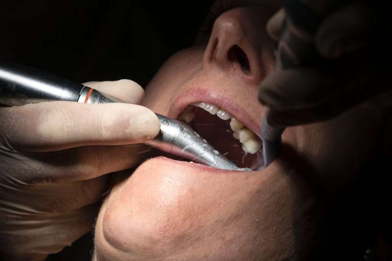 Many dentists were forced to close in Britain because of the coronavirus epidemic, and some patients had to then give themselves