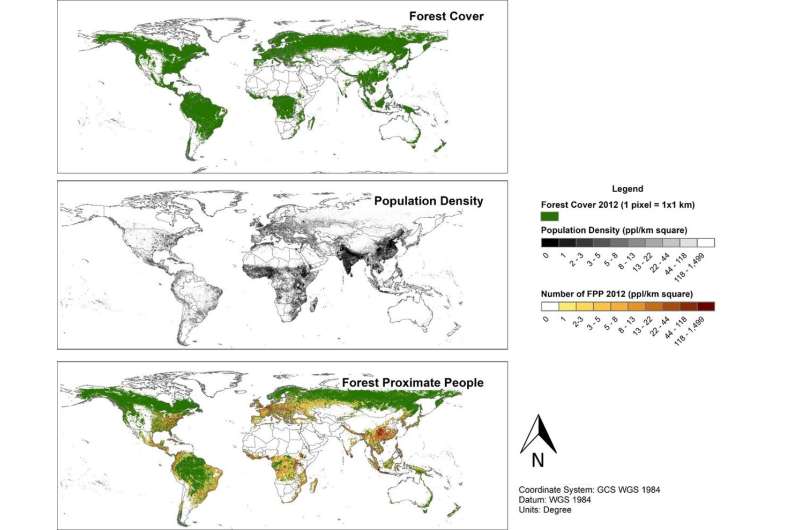 Mapping the 1.6 billion people who live near forests