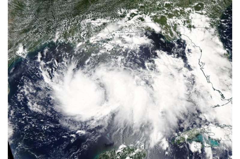 NASA animation tracks Tropical Storm Hanna's progression