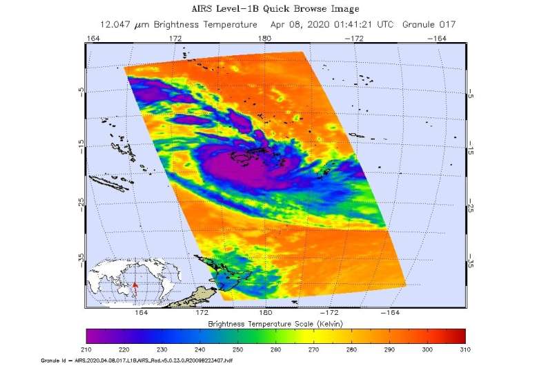 NASA continues tracking Tropical Cyclone Harold's excessive rainfall