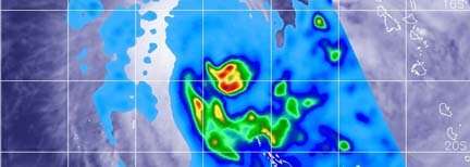 NASA examines Tropical Storm Uesi's heavy rainfall