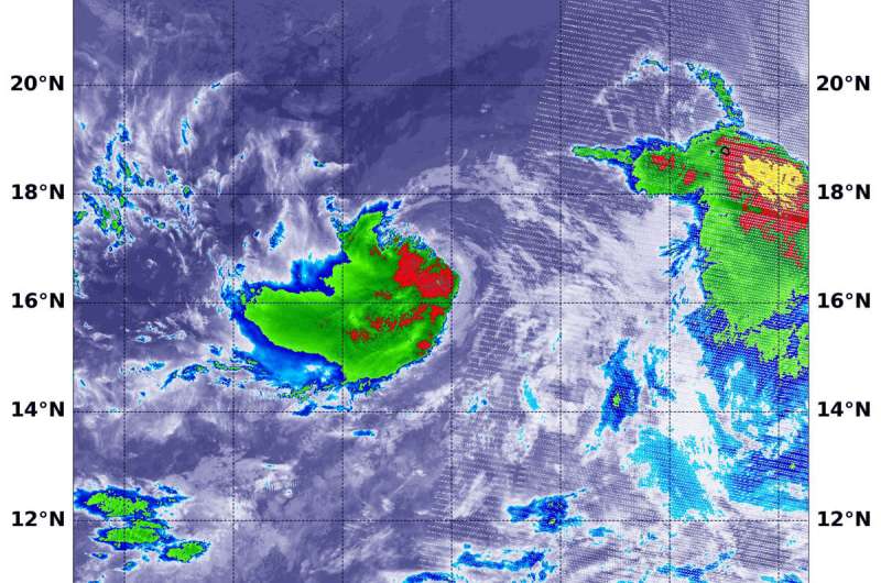 NASA finds new Tropical Storm Iselle already battling wind shear