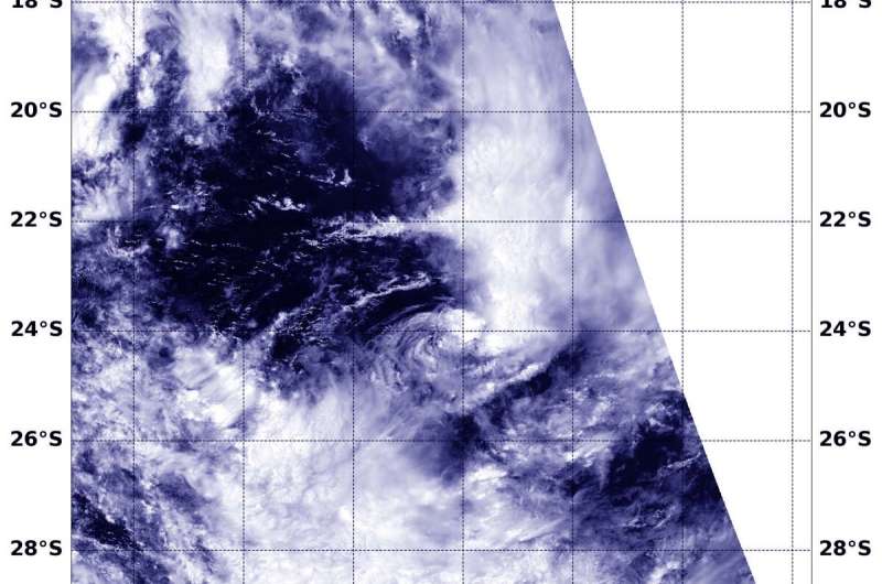 NASA finds wind shear affected new Tropical Cyclone 09S &amp;nbsp;&amp;nbsp;