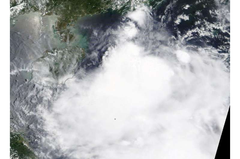 NASA follows Tropical Storm Nuri's path