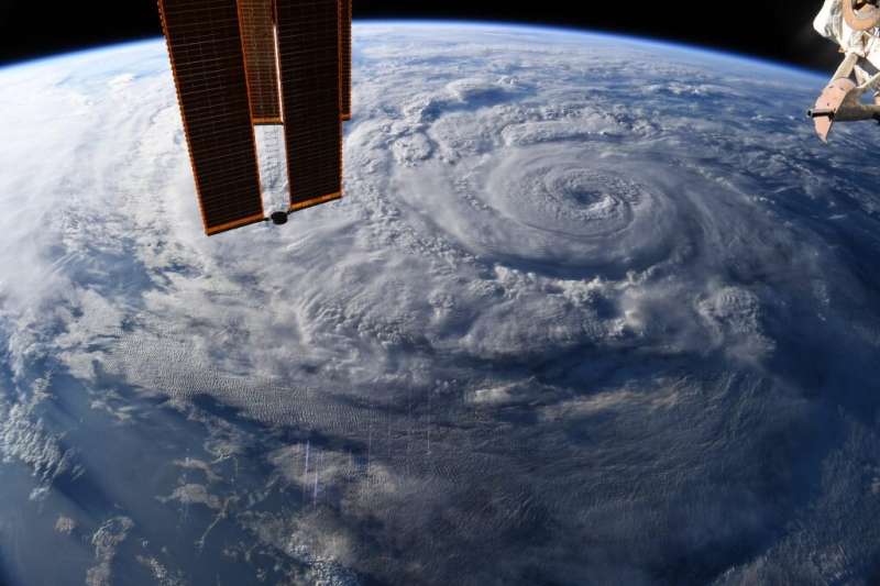 NASA gets a wide angle view of hurricane Genevieve