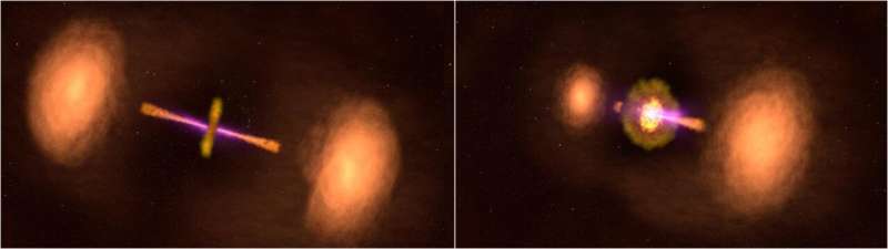 NASA missions explore a 'TIE Fighter' active galaxy