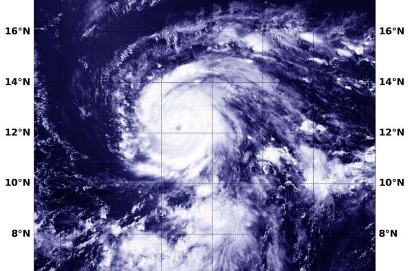 NASA sees compact Douglas strengthening to a major hurricane