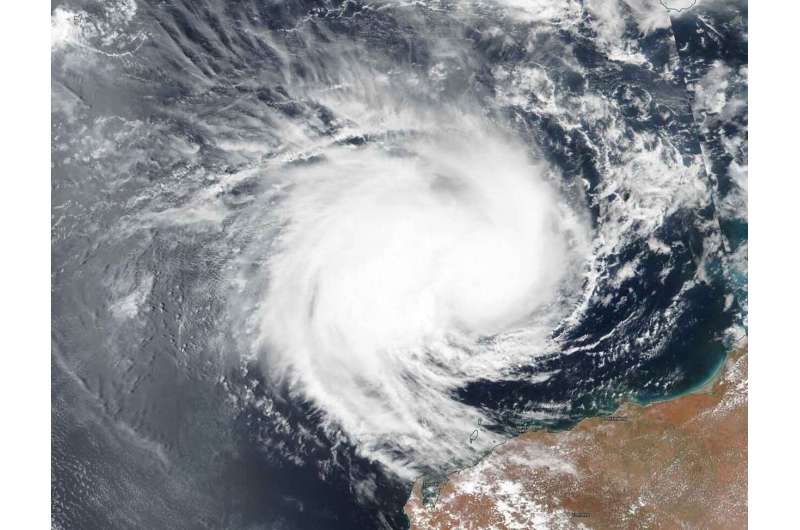 NASA tracking Tropical Storm Claudia battling wind shear