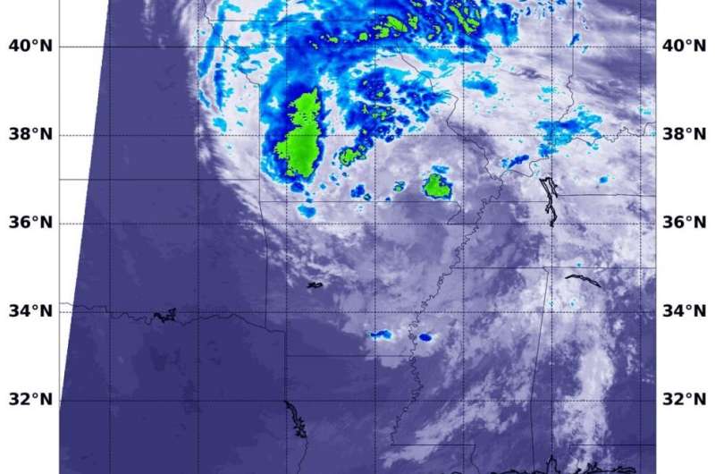 NASA tracks Tropical Depression Cristobal moving toward Great Lakes