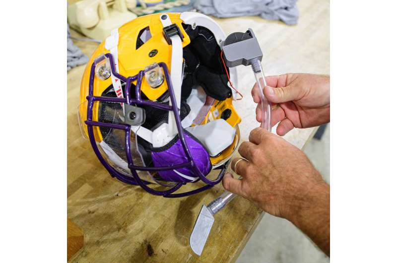 New helmet tech developed to protect players from coronavirus