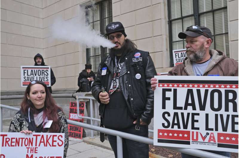 新泽西州法律禁止销售调味电子烟产品