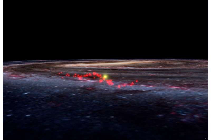 New map of Milky Way reveals giant wave of stellar nurseries