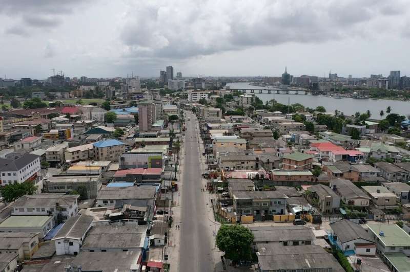 Nigeria's economic hub Lagos is also under lockdown, its streets emptied