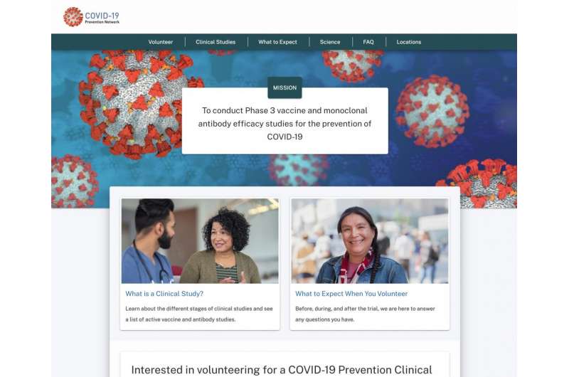 NIH launches clinical trials network to test COVID-19 vaccines and other prevention tools