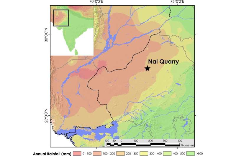 Oldest securely dated evidence for a river flowing through the Thar Desert, Western India