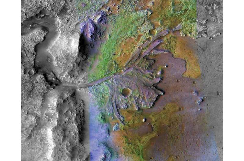 On February 18 2021, Perserverance should land in the Jezero Crater, home to an ancient river that fanned out into a lake betwee