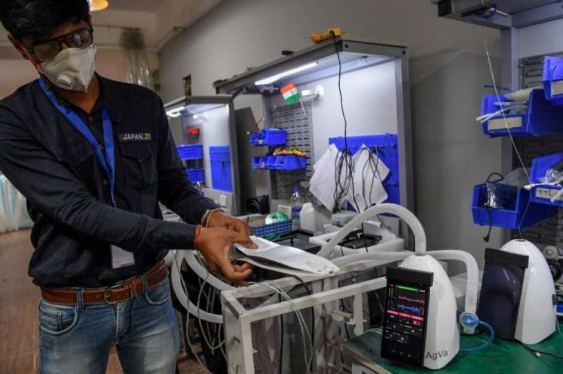 Originally created by a robot scientist and a neurosurgeon to help India's poor, the AgVa ventilator is now offering hope in the