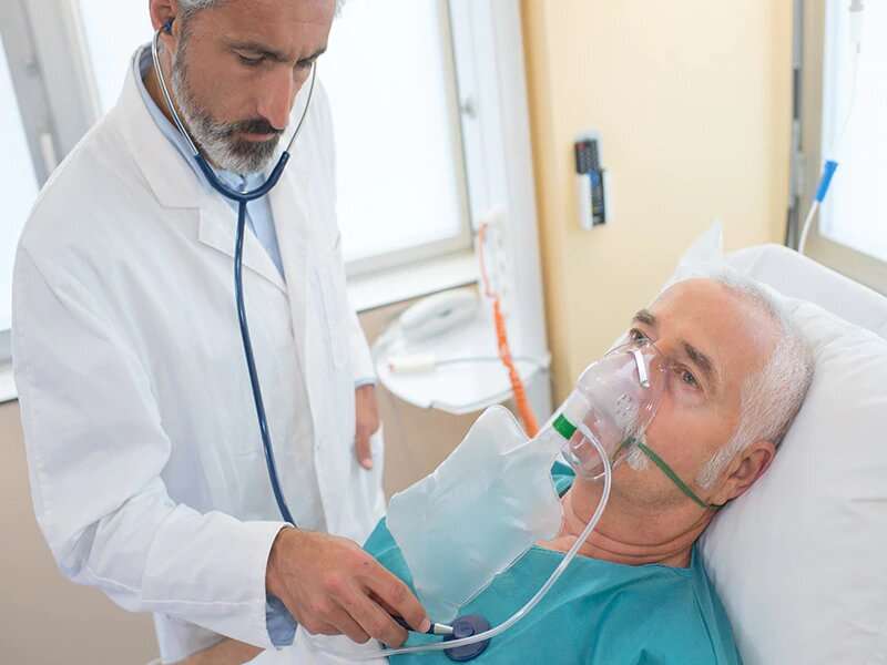 60至69岁的患者通常因COVID-19住院