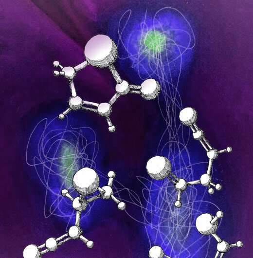 Physicists take stop-action images of light-driven molecular reaction