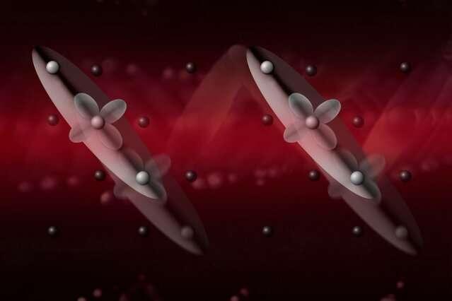Physicists use extreme infrared laser pulses to reveal frozen electron waves in magnetite
