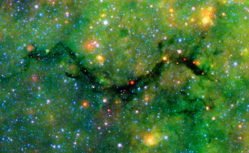 Piercing the dark birthplaces of massive stars with Webb