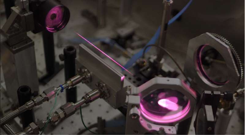 Plasma guides maintain focus of lasers