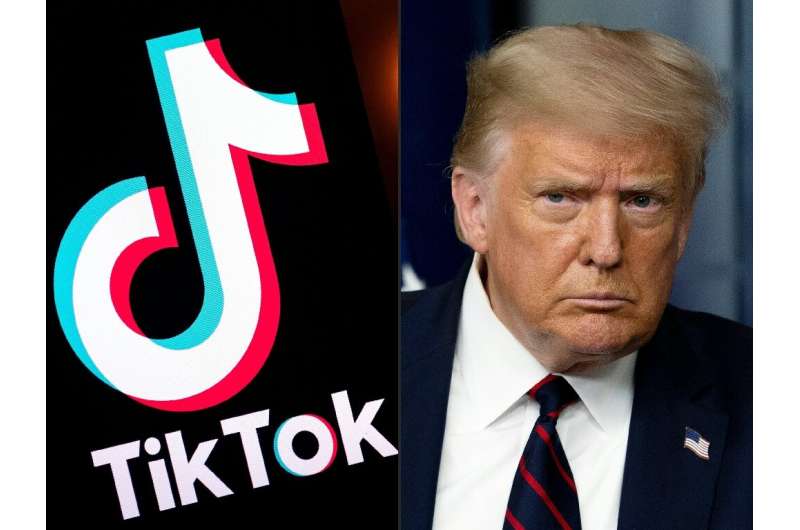 President Trump claims TikTok could be used by China to track the locations of federal employees, build dossiers on people for b
