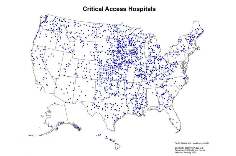 Quality of care at rural hospitals may not differ as much as reported, study suggests