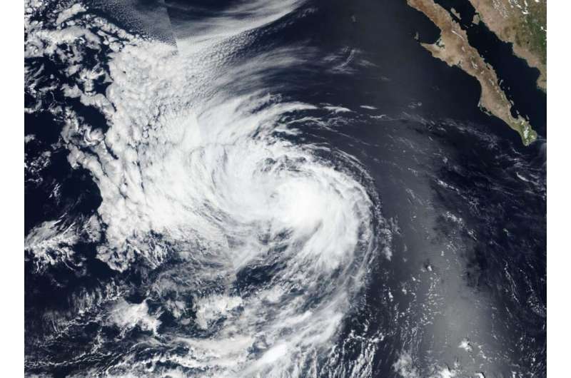 Satellite finds wind shear affecting Tropical Storm Lowell